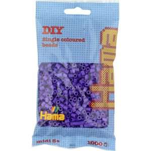 1,000 Purple Midi Hama Beads