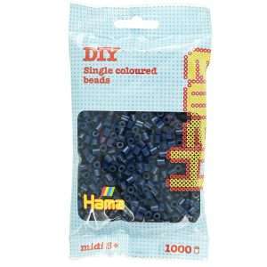 1,000 Midnight Blue Midi Hama Beads