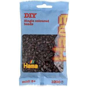 1,000 Brown Midi Hama Beads