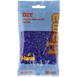 1,000 Translucent Purple Midi Hama Beads