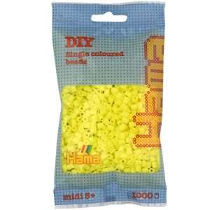 1,000 Pastel Yellow Midi Hama Beads