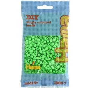 1,000 Pastel Green Midi Hama Beads