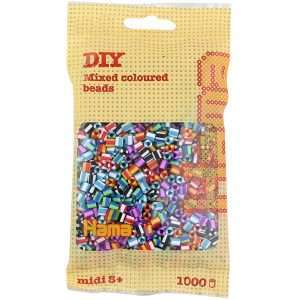 1,000 Striped Midi Hama Beads