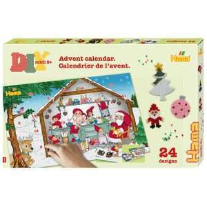Christmas Advent Calendar Midi Hama Beads Set
