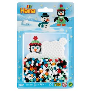 Christmas Snowman & Penguin Midi Hama Beads Pack