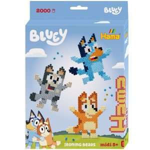 Official Bluey Midi Hama Beads Set